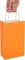 25-Pack Orange Gift Bags with Handles - Small Paper Treat Bags for Birthday, Wedding, Retail (5.3x3.2x9 In)